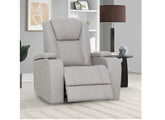 Jesse Powered Fabric Armchair - roomshot